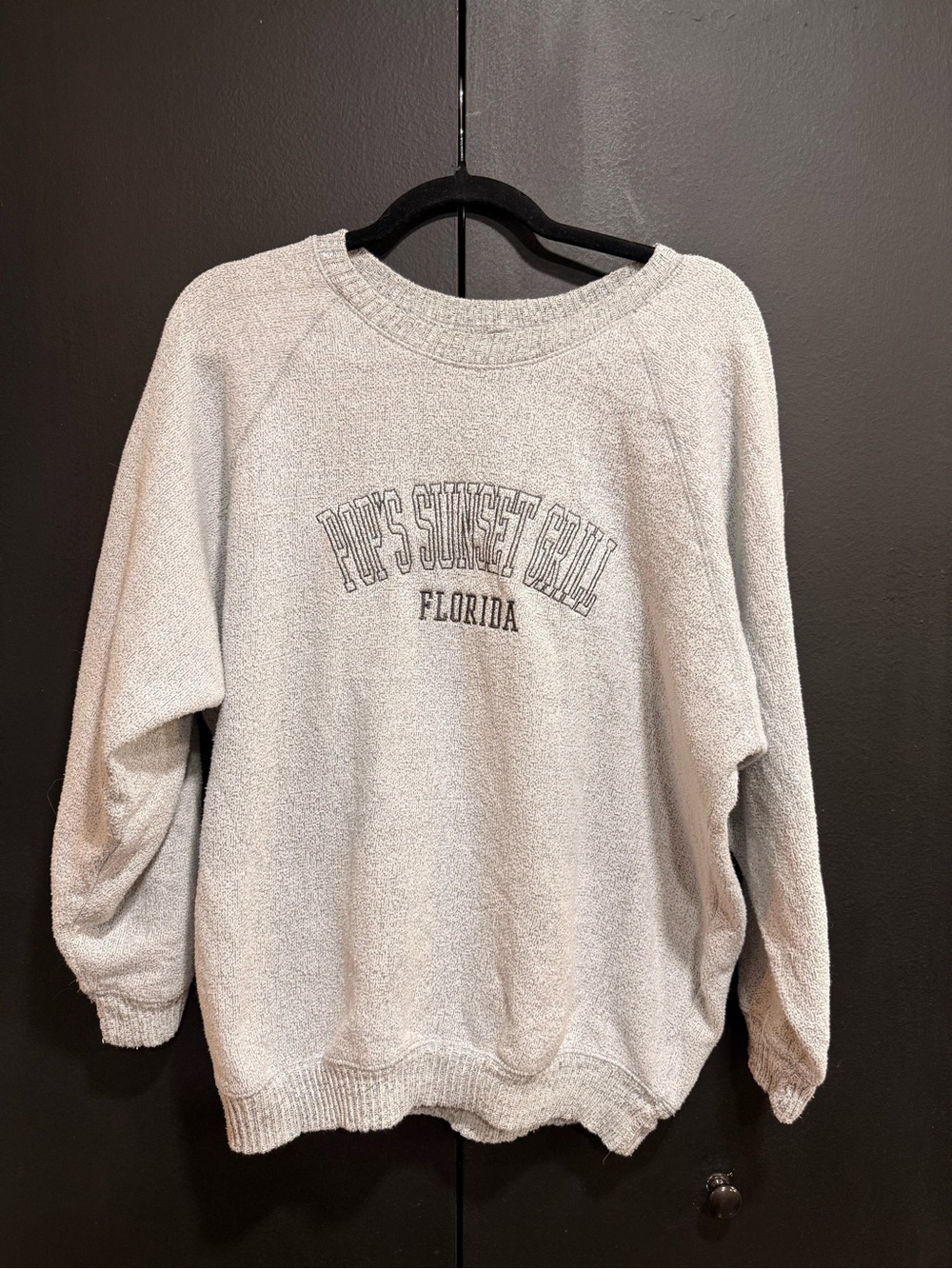 Pop’s Florida Graphic Crewneck Sweatshirt - Light Gray